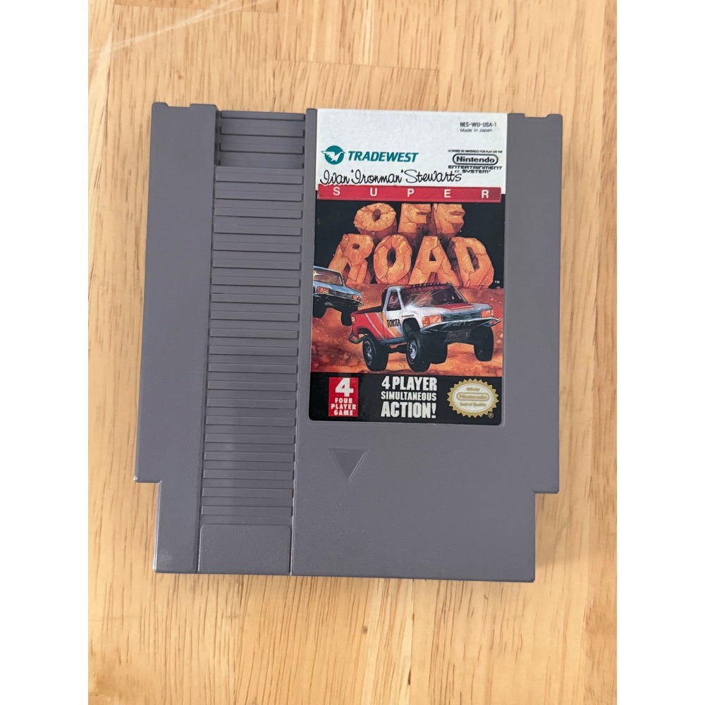 Super Off Road Nintendo NES Ivan Ironman Stewart Tradewest NES-WU-USA-1